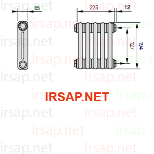 Радиатор IRSAP Tesi 20200/5 T02 CL 01